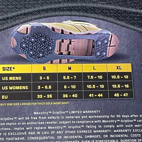 MAXX DRY GRIP ONS Shoe grips for traction XL BoxBV - Picture 5 of 5